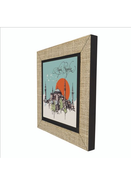 Ayasofya Camii Baskılı Mdf MAGNETKRT-004BUZDOLABI Süsü indirimleri