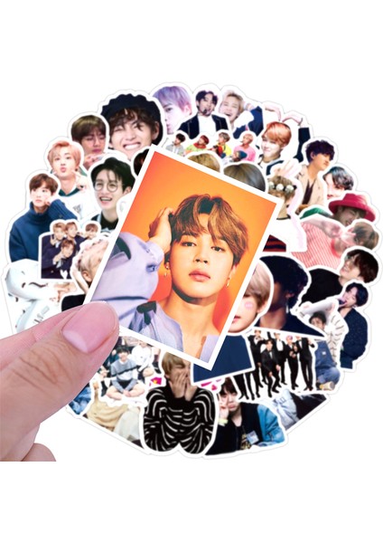 Pengfu Shop Sarı Stil Pcsset Bangtan Boys Çıkartmalar Kpop Yıldız Çıkartmaları Putlar Sevimli Fotoğraflar Oyuncaklar Kaykay Bavul Dizüstü Telefon Çıkartmaları (Yurt Dışından)