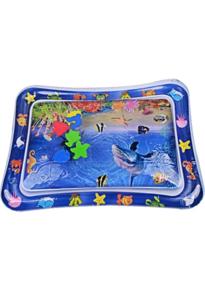 64X48CM Tarzı 170 cm Şişme Sprey Su Yastığı Yaz Çocuk Oyun Su Mat Çim Oyunları Ped Yağmurlama Oyun Oyuncaklar Açık Küvet Yüzme Havuzu Oyuncak (Yurt Dışından)