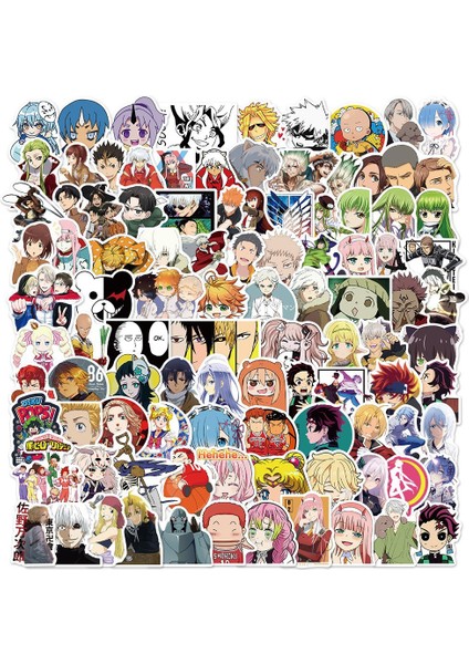 100 Parça SET-A0030 Stili Lot Mix Japonya Anime Koleksiyonu Vinil Sticker Grafiti Dizüstü Bagaj Kaykay Gitar Telefon Su Geçirmez Çıkartmaları Çocuk Oyuncakları (Yurt Dışından)