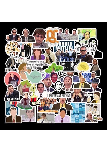 G-50 Adet Tarzı Pcs Tv Show The Office Çıkartmaları Dıy Kaykay Buzdolabı Gitar Seyahat Snowboard Motosiklet Bagajı Klasik Oyuncak Çıkartmalar (Yurt Dışından)