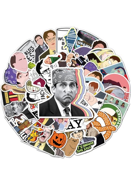 G-50 Adet Tarzı Pcs Tv Show The Office Çıkartmaları Dıy Kaykay Buzdolabı Gitar Seyahat Snowboard Motosiklet Bagajı Klasik Oyuncak Çıkartmalar (Yurt Dışından)