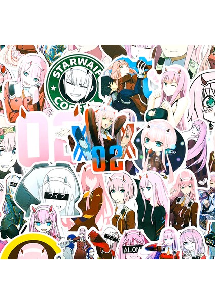 10 Adetbir Rastgele Stil Pcsset Anime Darlıng Franxx Içinde Çıkartmalar Motosiklet Bagaj Dizüstü Buzdolabı Kaykay Bisiklet Gitar Sticker (Yurt Dışından) fırsatları