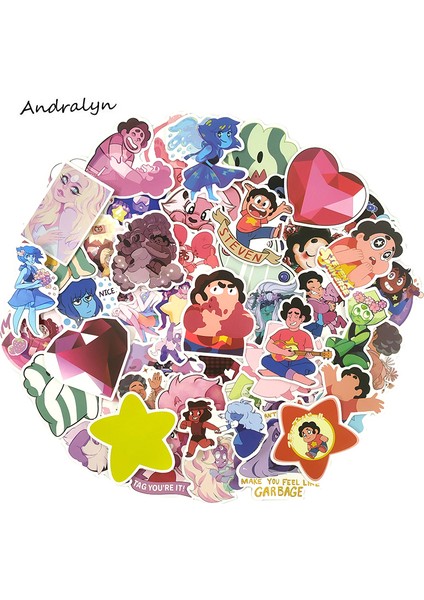 Xın Stili Et Steven Universe Komik Etiket Çıkartması Karikatür Çıkartmalar Araba Dizüstü Bilgisayar Bisiklet Motosiklet Dizüstü Su Geçirmez Çıkartmalar (Yurt Dışından)