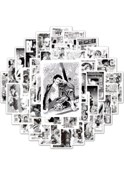 10 Adet-A Tarzı Adet Siyah ve Beyaz Anime Posteri Comic Graffiti Jujutsu Kaisen Demon Hunter Kaykay Telefon Notebook Sticker (Yurt Dışından)