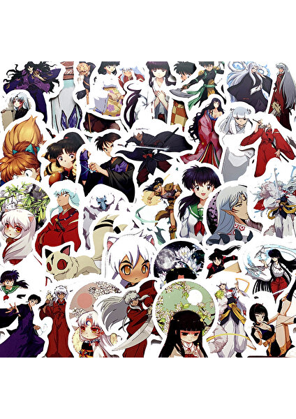 Pengfu Shop Td Zw Japonya Anime Inuyasha Karikatür Çıkartmalar Su Geçirmez Çıkartması Dizüstü Motosiklet Bagaj Snowboard Buzdolabı Araba Sticker (Yurt Dışından)