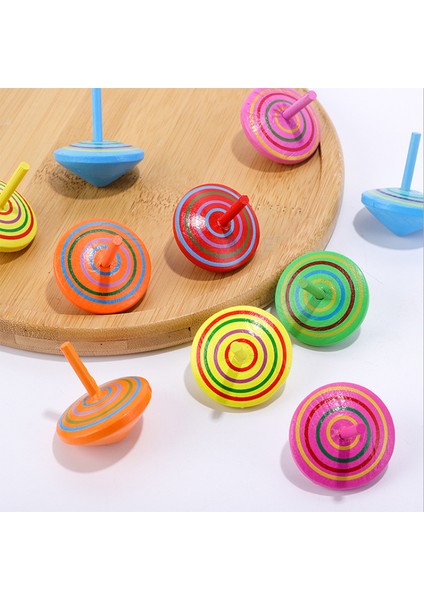 10 Adet Rastgele Renk Stili Çocuklar Mini Renkli Karikatür Çam Kozalakları Ahşap Gyro Oyuncaklar Çocuk Yetişkin Rölyef Stres Desktog En Eğitici Oyun (Yurt Dışından) modelleri