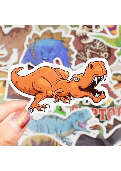 Dinozor Hayvan Çıkartmalar Erkek Oyuncaklar Jurassic Anime Serin Komik Su Geçirmez Sticker Dıy Bardak Kaykay Araba Laptop Sticker (Yurt Dışından) modelleri