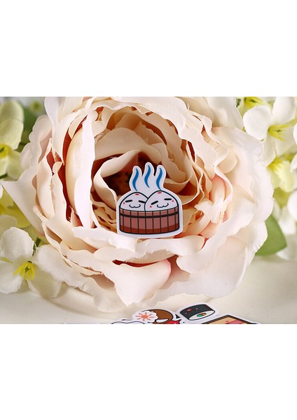 Reative Sevimli Kawaii Kendi Kendine Yapılan Isınma Gıda Etiketi Güzel Çıkartmalar Dekoratif Etiket Dıy Zanaat Fotoğraf Albümü (Yurt Dışından)