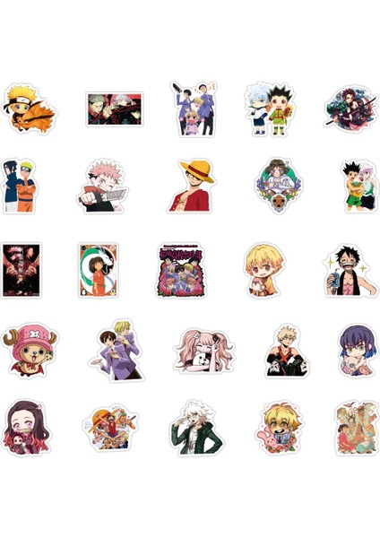 50 Adet Karışık D Stili Karışık Anime Çıkartmalar Jujutsu Kaisen Titan Demon Slayer Sticker Laptop Bavul Buzdolabı Graffiti Çıkartmaları Oyuncaklar Için Saldırı (Yurt Dışından) modelleri