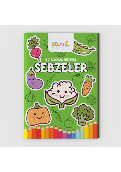 Ilk Boyama Kitabım 2'li Set - Meyveler / Sebzeler fırsatları