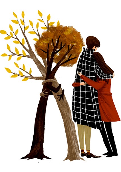 Romantik Çift Sarılma Su Geçirmez Dizüstü Bilgisayar Çıkartmaları Ev Dekor Için Dizüstü Bilgisayar Çıkartması Buzdolabı Kaykay Doodle Oyuncak Çıkartması (Yurt Dışından)