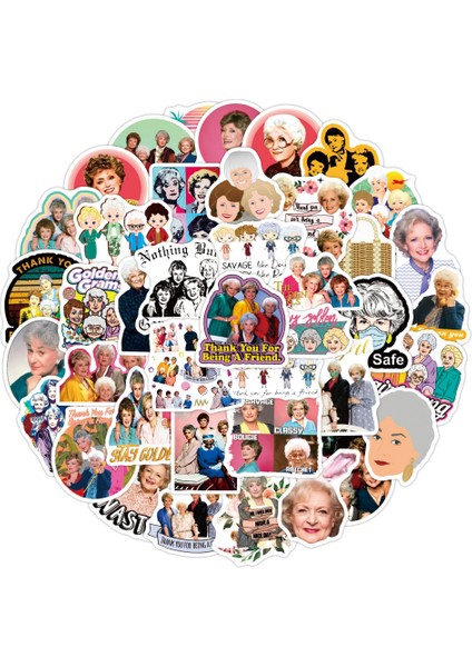 A-50 Adet Tarzı Adet Kalmak Altın Kız Anime Çıkartmalar Grafiti Su Geçirmez Dıy Snowboard Kask Dizüstü Kayak Şekillendirici Vinil Karikatür Kız Sticker (Yurt Dışından) modelleri