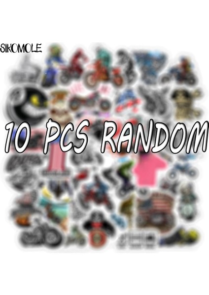 10 ADET-YT29 Tarzı Adet Karikatür Motosiklet Motokros Çıkartmaları Bavul Kaykay Dizüstü Bagaj Telefonu Araba Styling Çıkartması Graffiti Sticker F5 (Yurt Dışından)