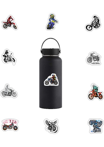 10 ADET-YT29 Tarzı Adet Karikatür Motosiklet Motokros Çıkartmaları Bavul Kaykay Dizüstü Bagaj Telefonu Araba Styling Çıkartması Graffiti Sticker F5 (Yurt Dışından) modelleri