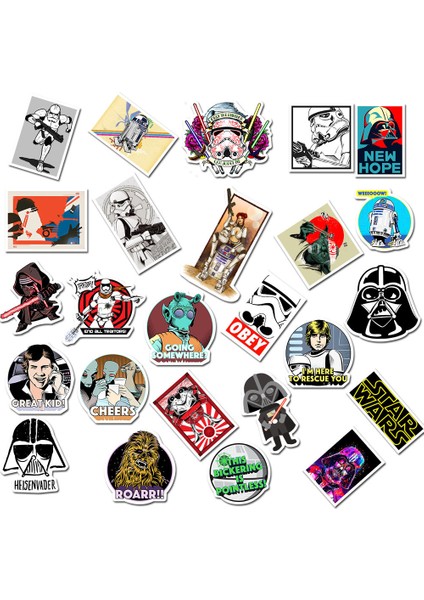 50 Adet Tarzı Katran Savaşları Çıkartmalar Çocuklar Için Dıy Yaratıcı Graffiti Sticker Kaykay Bagaj Dizüstü Bilgisayar Gitar Buzdolabı Araba Doodle Çıkartması (Yurt Dışından)