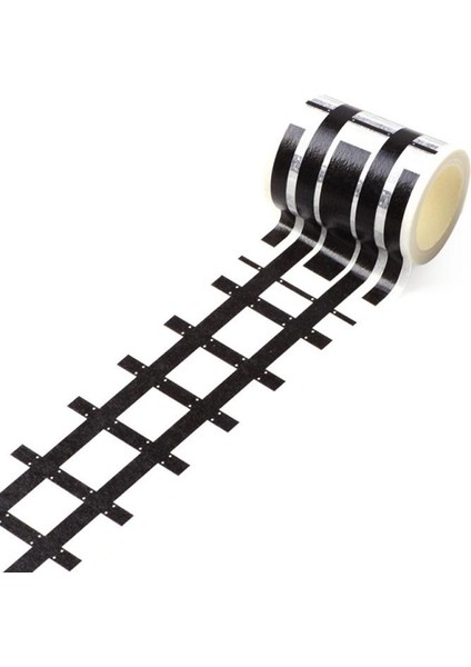 Demiryolu Tarzı Yaratıcı Dıy Yol Otoyol Demiryolu Kağıt Bant Çıkarılabilir Parça Yol Çocuklar Trafik Araba Oyuncak Zemin Sticker Ev Dekorasyon Oyuncaklar (Yurt Dışından)