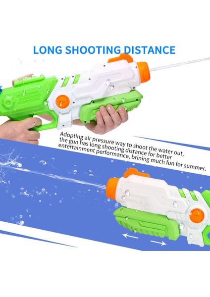 350ML 22X4.5X16CM Stili Oyuncaklar Guns Su Tabancası Su Oyun Oyuncak Çocuklar Yaz Tatili Plaj Havuz Partisi Su Tabancası Blaster Fışkırtma Tabancası Oyuncaklar Su Oyun Oyuncakları (Yurt Dışından) fiyatları