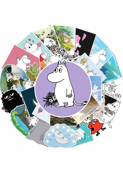 10 Adet Rastgele Stil Adet Hippo Sticker Karikatür Moomin Anime Etiketler Bagaj Sırt Çantası Pvc Su Geçirmez Grafiti Çıkartmaları Çocuk Oyuncak Doğum Günü Hediyeleri (Yurt Dışından) fiyatları