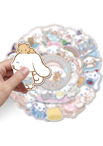 50 Adet B Tarzı Kawaii Sanrioed Anime Etiketler Estetik Sevimli Cinnamoroll Çıkartmaları Snowboard Dizüstü Su Geçirmez Graffiti Sticker Çocuk Oyuncakları (Yurt Dışından) modelleri