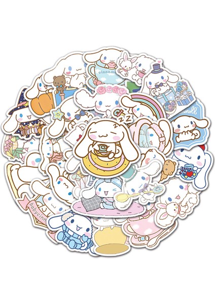 50 Adet B Tarzı Kawaii Sanrioed Anime Etiketler Estetik Sevimli Cinnamoroll Çıkartmaları Snowboard Dizüstü Su Geçirmez Graffiti Sticker Çocuk Oyuncakları (Yurt Dışından) fırsatları