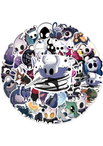 30 Adet Tarzı Adet Karikatür Sticker Hollow Knight Anime Su Bardağı Dizüstü Kaykay Cep Telefonu Hediye Oyuncak Su Geçirmez Etiket (Yurt Dışından)