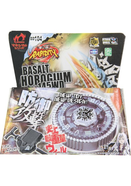 BB120 Tarzı B-X Toupıe Burst Bayblade Bazalt Horogium Twisted Tempo 145WD BB-104 Başlatıcılı (Yurt Dışından) indirimleri