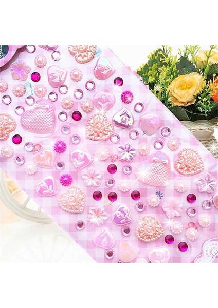 No.3 Tarzı 1 Sayfalık Kalp Şekli Etiket Kristal Elmas Akrilik Boncuklar Scrapbooking Araba Kitap Memo Dekor Çocuklar Hediyeler Oyuncaklar Dıy Sanat Zanaat (Yurt Dışından)