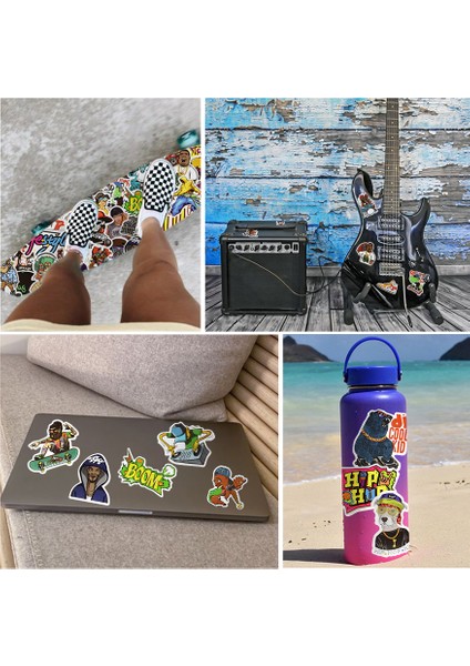 Kedi Hayvanlar Etiketler Stili Hip Hop Dizüstü Bilgisayar Çıkartmaları Çoklu Stil Seçenekleri Grafiti Çocuklar Için Serin Sevimli Etiket Bavul Bisiklet Kaskı Araba Çıkartmaları (Yurt Dışından) indirimleri