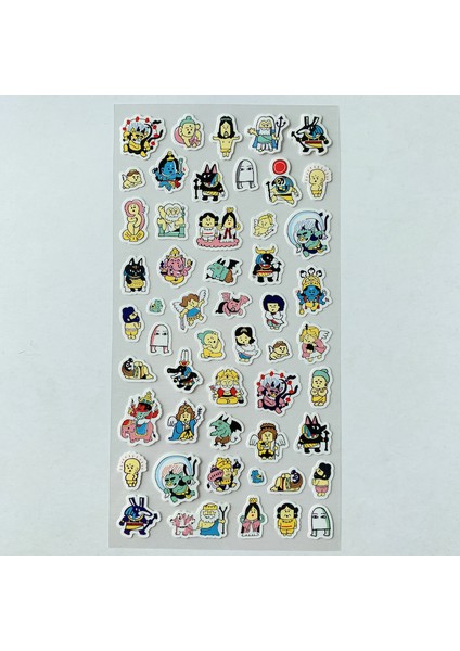 Lavanta Tarzı Sevimli Karikatür Anime Hayvanlar Arkadaşlar Geçiş Bobin Kağıt Pvc Çiçek Karalama Defteri Çıkartmalar Levha Kawaii Yüz Toplu Estetik (Yurt Dışından)