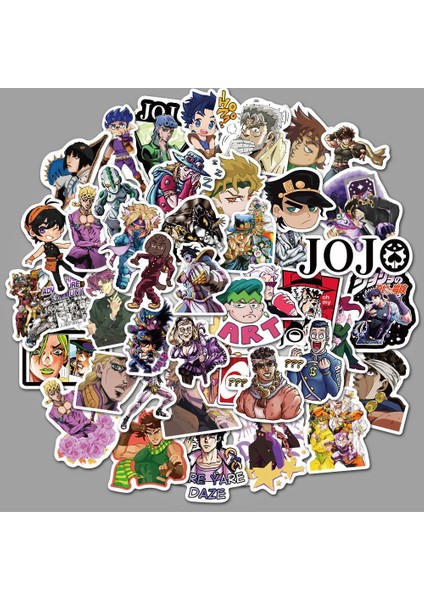 AZ132-50 Adet Tarzı Çeşitli Anime Çıkartmaları Demon Slayer Naruto Titan Dragon Ball'a Saldırı Çıkartmaları Sevimli Çıkartma Paketi (Yurt Dışından)
