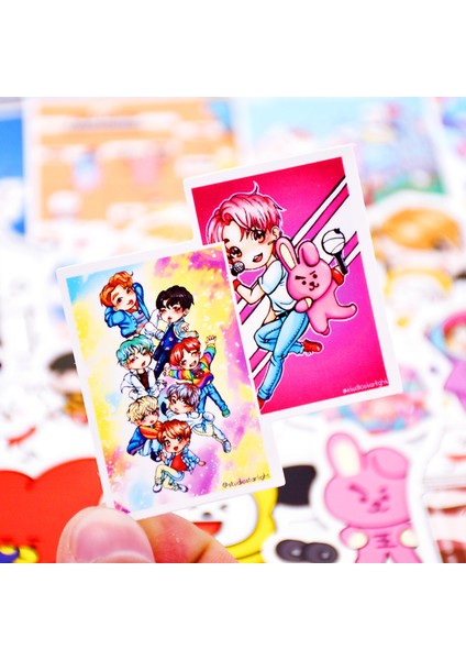 50 Adet Tarzı 10 Stil Kpop Joy Btsstickers Çekme Çubuğu Kutuları Pegatinas Motosikletler Graffiti Sticker Birçok Stil Karikatür Pvc Naklejki Su Geçirmez (Yurt Dışından) fırsatları