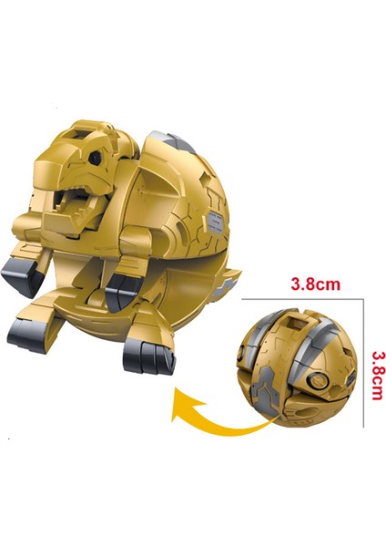 NO.3702 Stili 6 Yaş ve Üzeri Çocuklar Için Uygun Bakuganes, Trox cm Yüksekliğinde Koleksiyon Bebekleri ve Ticaret Kartları (Yurt Dışından)