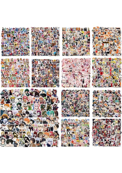 Pengfu Shop 100 Parça SET-A0008 Stili Lot Mix Japonya Anime Koleksiyonu Vinil Sticker Grafiti Dizüstü Bagaj Kaykay Gitar Telefon Su Geçirmez Çıkartmaları Çocuk Oyuncakları (Yurt Dışından)