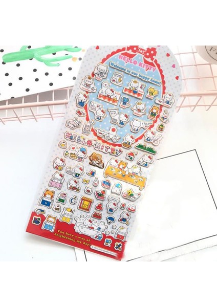 No.7 Tarzı 1 Adet Günlüğü Etiket Sticker Karalama Defteri Kendi Başına Yap Çıkartma Oyuncak Hediye Sevimli Köşe Bio Bronzlaştırıcı Etiket (Yurt Dışından)