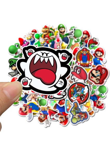 100 Adet Mario Bros Tarzı Adet Mario Bros Çıkartmalar Çizgi Film Oyunu Anime Dizüstü Gitar Kask Pvc Klasik Oyuncak Su Geçirmez Çıkartmaları Çocuk Yılbaşı Hediyeleri (Yurt Dışından) indirimleri