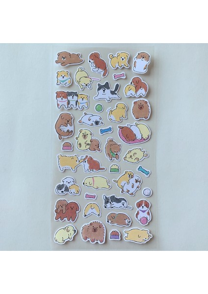 Renkli Stil Sevimli Orman Hayvanları Kamp Kahve Etiketi Kawaii Levha Toplu Paketi Günlük Dizüstü Telefon Kılıfı Günlüğü (Yurt Dışından)