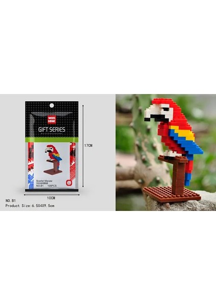 B1 Stili Çocuklar Oyuncak Mini Yapı Taşları Mikro Tuğlalar Kartal Geyik Köpek Kedi Kuş Hayvanlar 3D Model Çanta Hediyeler Çocuklar Için Eğitici Oyuncaklar (Yurt Dışından)