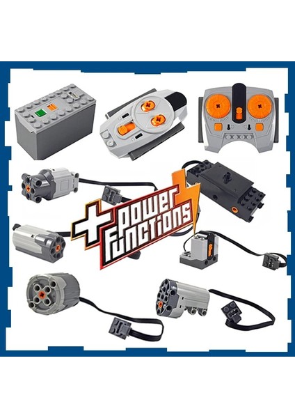 Servo Motor Stili Teknik Parçalar Motor Çoklu Güç Fonksiyonları Servo Tren Motorlu Alet Pf Model Setleri Yapı Taşları Uyumlu Tüm Ler (Yurt Dışından)