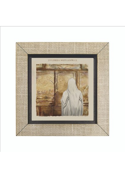 Kudüs Ağlama Duvarı Baskılı Mdf MAGNETKRG-071BUZDOLABI Süsü fırsatları