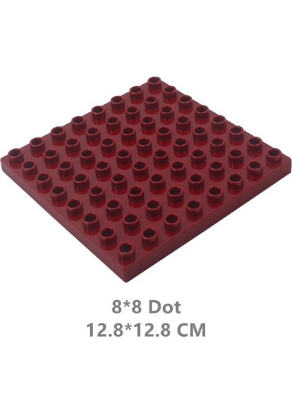 8x8 Iki Taraflı 04 Stili 5 Boyutlu Büyük Yapı Plastik Blokları Taban Plakaları Montaj Figürleri Uyumlu Büyük Tuğlalar Klasik Taban Plakaları Çocuk Çocuk Oyuncakları (Yurt Dışından)