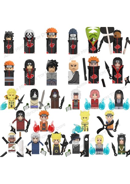 K2025 Stili Sıcak Tek Satış Anime Naruto Yapı Taşları Serisi Figürler Eğitici Oyuncaklar Çocuk Hediyeleri KDL801 KDL802 KDL803 KDL806 KDL807 (Yurt Dışından) fiyatları