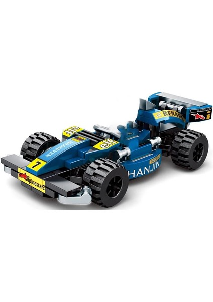 Gri Stil Yaratıcı Süper Araba Yarışı Hız Şampiyonları Morgan Plus8 Mini Cooper F1 G20R Dodge Charger F-150 Yapı Taşları Tuğlalar Çocuk Oyuncakları (Yurt Dışından)