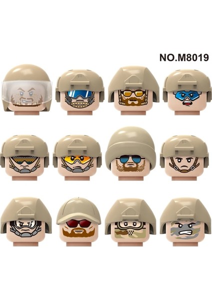 M8020 Stili Mini Figür Yapı Taşı Tuğla Oyuncaklar Çizgi Film Anime Karakteri Asker Polis Doktorları Mühendis Figürü Dıy Eğitici Hediyeler (Yurt Dışından) indirimleri
