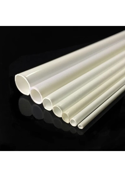 Çap 8mm 10PCS Tarzı Abs Yuvarlak Tüp Plastik Boş Tüp Çapı Dıy El Yapımı Kum Masa Malzemesi Model Yapı (Yurt Dışından)