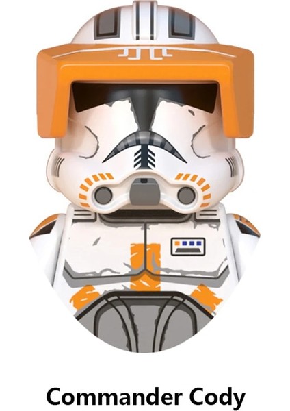 D-X1628 Stili 501ST Clone Trooper Yapı Taşları Republic Commando Force 99 Hunter Crosshair Wrecker Echo Cody Rex Star Brick Figure Wars Oyuncak (Yurt Dışından)
