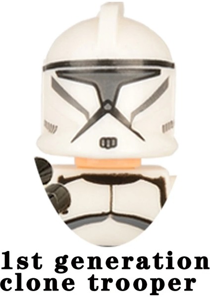 D-X1628 Stili 501ST Clone Trooper Yapı Taşları Republic Commando Force 99 Hunter Crosshair Wrecker Echo Cody Rex Star Brick Figure Wars Oyuncak (Yurt Dışından)