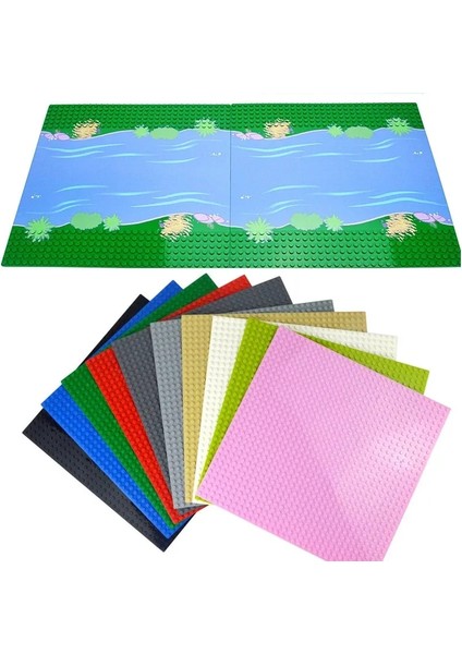Koyu Gri 32X32 Stili 32*32 32*16 Nokta Klasik Taban Plakaları Blokları 4 Stil Plastik Montaj Blokları Leduo Inşaat Oyuncak ile Uyumlu Taban Plakaları (Yurt Dışından) fiyatları