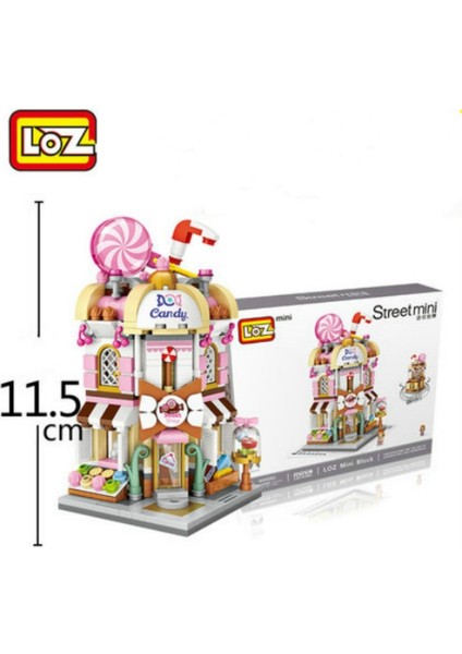 NO.1648 Stili Loz Yapı Taşları Şehir Manzaralı Sahne Kahve Dükkanı Perakende Mağaza Mimarileri Modeli Montaj Oyuncak Çocuklar Için Noel Hediyesi Yetişkin (Yurt Dışından) fırsatları