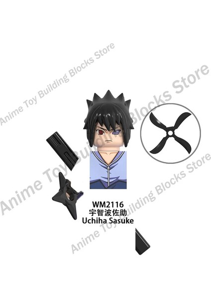 K2040 Stili W Naruto Yapı Taşları Tuğla Montajı Kakashi Sasuke Uchiha Madara Anime Mini Aksiyon Figürleri Kafaları Oyuncaklar Çocuklar Hediyeler (Yurt Dışından) fırsatları